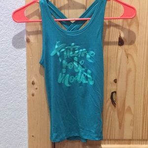 BLUE TANK TOP - CHAMPION -  IGNORE WRINKLE. (7-8)